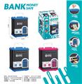OBL10164701 - SIMULATED FINGERPRINT/CARD SWIPING PIGGY BANK