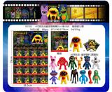 OBL10165580 - 4寸欢乐谷龇牙怪物单只+3张卡片 锡袋装12款 16只大板 卡片和12款公仔随机