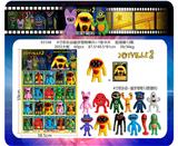 OBL10165582 - 4寸欢乐谷龇牙怪物单只+1张卡片 胶袋装12款 20只大板 卡片和12款公仔随机