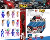 OBL10165727 - 3.5寸马桶人VS监控人水晶版 24只锡袋展示盒+卡片带钥匙扣