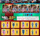 OBL10165744 - 2-3.5寸马桶人大战监控人水晶彩色版 4只卡装4款