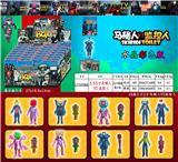 OBL10165750 - 2-3.5寸马桶人大战监控人水晶彩色版 24只锡袋展示盒+卡片