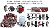 OBL10165858 - 3.5寸马桶人VS监控人单只+3张卡片+10CM球 （三层收缩膜） 12只装展示盒 卡片和12款公仔随机