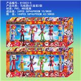 OBL10167131 - 4寸马戏团 6只盒装2款混 PVC、ABS底座