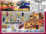 OBL10167206 - 2.5-3寸马桶监控人VS时钟人积木 24只盲盒展示盒