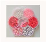 OBL10168033 - 字母珠+4厘米珠+软陶珠+线（7格）