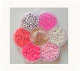 OBL10168036 - 字母珠+软陶+隔珠+彩珠+线(7格)