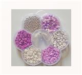 OBL10168041 - 4厘米珠+隔珠+软陶+字母珠+线(7格)