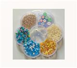 OBL10168044 - 4厘米珠+隔珠+软陶+线(7格)