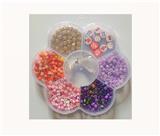 OBL10168045 - 4厘米珠+隔珠+软陶+线(7格)