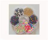 OBL10168053 - 4厘米珠+字母珠+隔珠+软陶+线（7格）