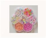 OBL10168055 - 4厘米珠+字母珠+彩珠+软陶+线（7格）