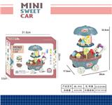 OBL10168309 - 仿真雪糕车（带灯光音乐）2*AA不包