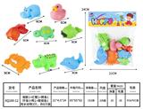 OBL10168791 - 海豚1+红蟹1+鳄鱼1+环保小鸭1+眼镜鱼1+戏水3只，共8只装