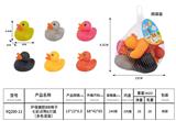 OBL10168816 - 环保搪胶七彩鸭子6只装（多色混）