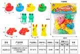 OBL10168825 - 环保搪胶小鸭子2只+6只戏水动物