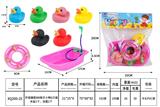 OBL10168829 - 环保搪胶小鸭沐盆游泳圈6只装