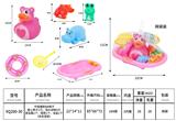 OBL10168834 - 环保搪胶爱心中鸭子1只戏水3只浴盆1游泳圈1网捞1
