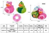 OBL10168836 - 环保搪胶爱心中号鸭子2只游泳圈1个