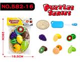 OBL10171099 - 水果切切乐（带篮子刀板）14pcs