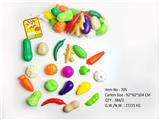 OBL10171185 - 儿童过家家多款仿真蔬菜套装