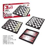 OBL10171583 - 国际象棋/西洋棋/双陆棋
3合1棋盘