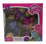 OBL10173749 - 2只搪胶小马带气球、手提包吸塑配件