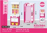 OBL10174321 - 粉红仿真厨房套装
