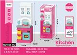 OBL10174343 - 粉红仿真厨房套装灯光音乐