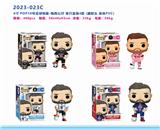 OBL10175114 - 4寸足球运动员-梅西POP公仔单只盒装(搪胶头,PVC身体)