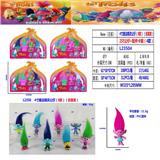 OBL10175156 - 4寸魔发精灵公仔（8款）（仿真发）2只公仔+配件卡装（4款）