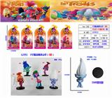 OBL10175161 - 3寸魔发精灵（5款）2只公仔+2个底座卡装（5款）