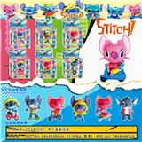 OBL10175204 - 6-7.5CM史迪仔(滴塑)单只盒装/6款