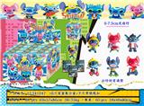 OBL10175212 - 6-7.5CM史迪仔（滴塑）16只盲盒展示盒+卡片