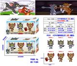 OBL10175459 - 4寸POP猫和老鼠（6款）3只公仔盒装（2款）