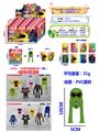 OBL10175497 - 4寸欢乐谷游戏公仔（6款）单只公仔+2张卡片24锡袋一展示盒  （1款）