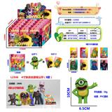 OBL10175508 - 4寸快活谷游戏公仔（8款）单只公仔+2张卡片24锡袋一展示盒  （1款）