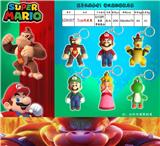 OBL10175606 - 7CM超级玛丽奥 6只OPP袋装带钥匙扣