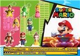 OBL10175607 - 7CM超级玛丽奥8款 8只OPP袋装带钥匙扣