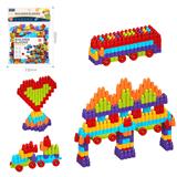 OBL10176064 - DIY拼装第二代子弹积木260PCS/彩虹色系
