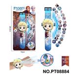 OBL10179755 - 冰雪奇缘翻盖投影手表