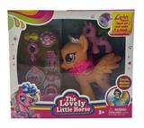 OBL10181313 - 2只搪胶音乐小马带手提包吸塑配件