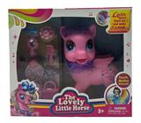 OBL10181314 - 搪胶音乐小马带手提包吸塑配件