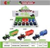 OBL10182144 - 6PCS/平展示盒
合金滑行农夫拖车