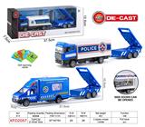 OBL10182659 - 合金警车拖路障