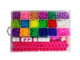 OBL10184086 - DIY彩色橡皮筋4600PCS配2个编织器