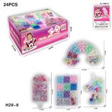 OBL10184566 - DIY益智串珠饰品4款混装
24只一盒