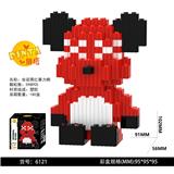OBL10184761 - 坐姿黑红暴力熊