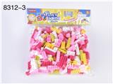 OBL10184996 - 女孩系列-高频新卡头袋积木