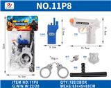 OBL10187084 - 超透PVC卡头袋警察打响枪套装